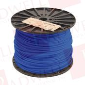 MTW HOOK-UP WIRE, 18 AWG, 16/30-STRANDED, BARE COPPER, BLUE WITH WHITE STRIPE INSULATION, 600V, 1000FT SPOOL