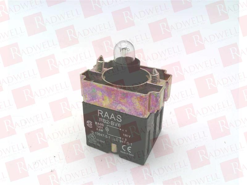 RAAS CONTROLS RB2-BV6-130