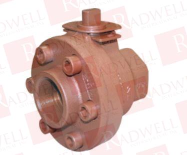 BALL VALVE, SERIES F, FLOATING, SIZE 2X1.5X2, THREADED END CONNECTION, LEVER OPERATED, SINGLE PORT, 2000 PSI WP, NACE TRIM / 316 SS / BALL & STEM, 5.50 X 2.75 X 4.87 INCH
