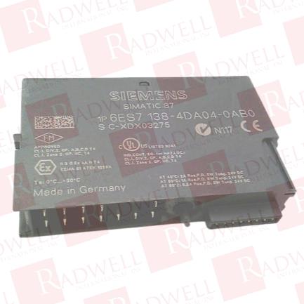 SIEMENS 6ES7138-4DA04-0AB0