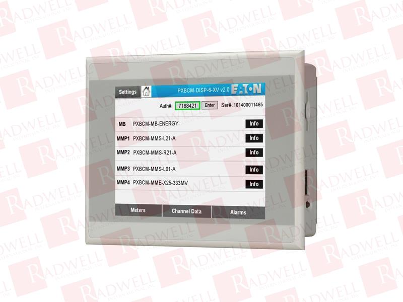 EATON CORPORATION PXBCM-DISP-6-XV