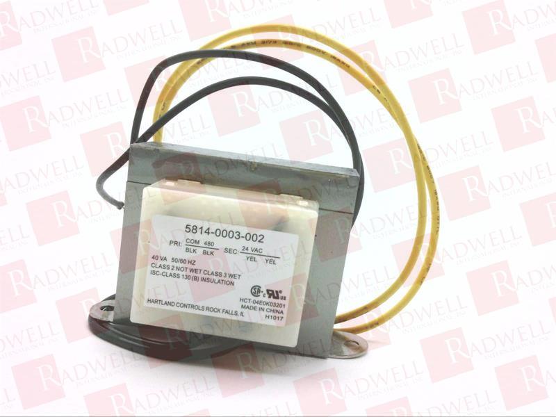 TRANSFORMER, 480 V-PRI 24V-SEC, 40VA