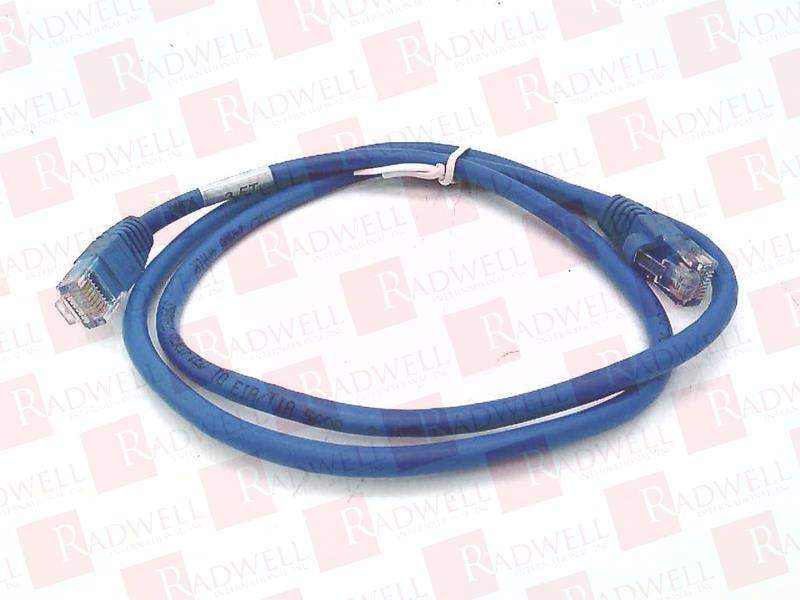PATCH CABLE CAT 5E 3FT 24AWG BLUE