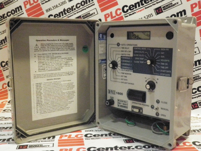 CAPACITOR CONTROLLER W/6JAW METER IN ENCLOSURE