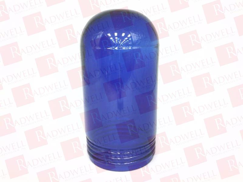 100 WATT BLUE GLOBE-GLASS