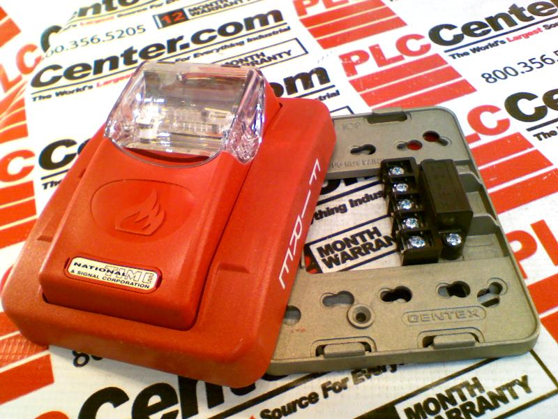 FIRE ALARM 24VDC 110CANDELA 136MA W/SUR. BK. PLATE