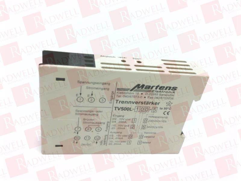 MARTENS ELEKTRONIK TV500L-100-5