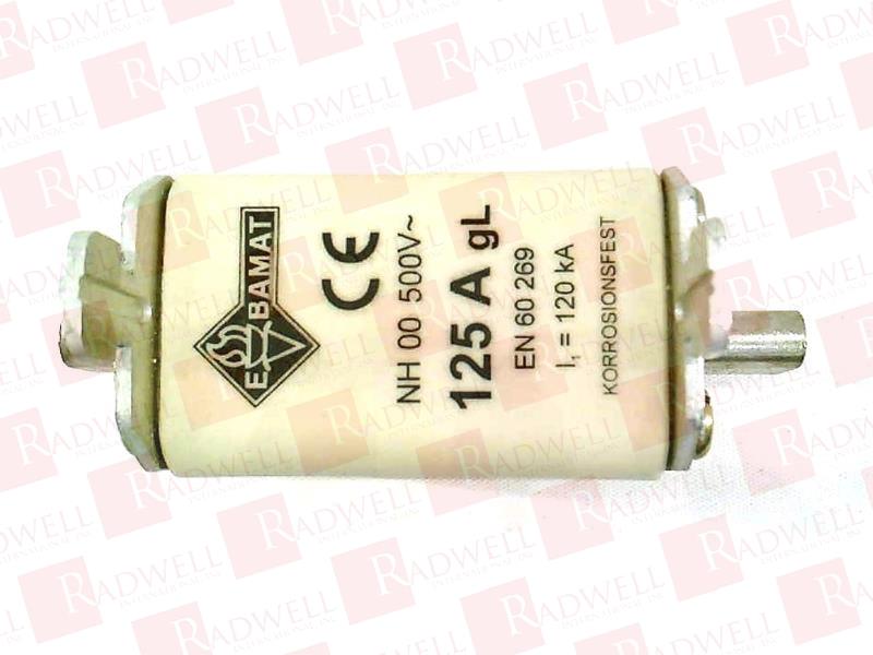  , FUSE, 125 AMP, 500 V, 120 KA