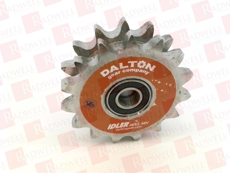 BALL BEARING IDLER SPROCKETS, 206 SERIES, 5/8 INCH BORE, PITCH: 3/4 INCH, SPROCKET WIDTH: 1.35 INCH, BEARING OD: 1-3/8 INCH, 15 TEETH