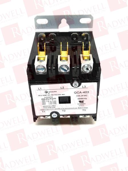  , DEFINITE PURPOSE CONTACTOR, COIL 24 VAC, 50/60 HZ, 40 AMPS, 600 V MAX