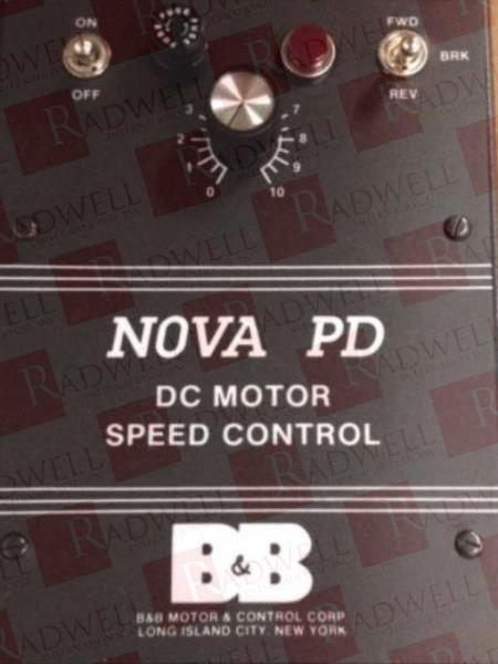 B&B MOTOR & CONTROL NOVA-PD