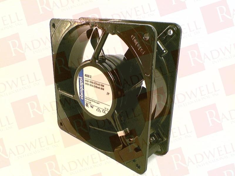 AXIAL FAN, 115 VAC SUPPLY VOLTAGE, NOISE RATING 45DBA, FLOW RATE 2.97M /MIN, SLEEVE BEARING, 119MM X 119MM X 38MM, SAME AS TYP 4600 Z,