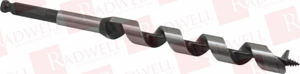 5/8 INCH, 3/8 INCH DIAM STRAIGHT SHANK, 7-7/8 INCH OVERALL LENGTH WITH 5 INCH TWIST, DUAL AUGER BIT SCREW POINT, CARBON STEEL, OXIDE COATED, SINGLE CUTTING EDGE, EXTENDABLE