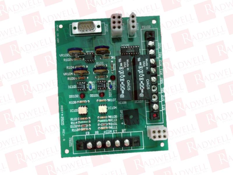  , PC BOARD, ASSEMBLY 2500, 9 PIN SUB D CONNECTOR, Q/T2000A3