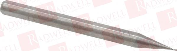 1/64", 1/32" LOC, 1/8" SHANK DIAM, 1-1/2" OAL, 4 FLUTE, SOLID CARBIDE SQUARE END MILL SINGLE END, UNCOATED, SPIRAL FLUTE, 30° HELIX, CENTERCUTTING, RIGHT HAND CUT, RIGHT HAND FLUTE, SERIES 1 ...