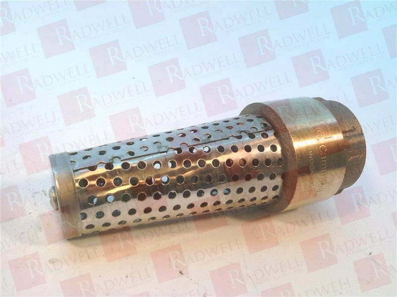 FOOT VALVE, 200 PSI, 0.5 PSI CRACKING, 18.0 GPM FLOW, 35-158 DEGREE F, SINGLE FLOW, SPRING, INLINE, STAINLESS STEEL, FNPTXFNPT, BRONZE SEAT, STAINLESS STEEL SPRING