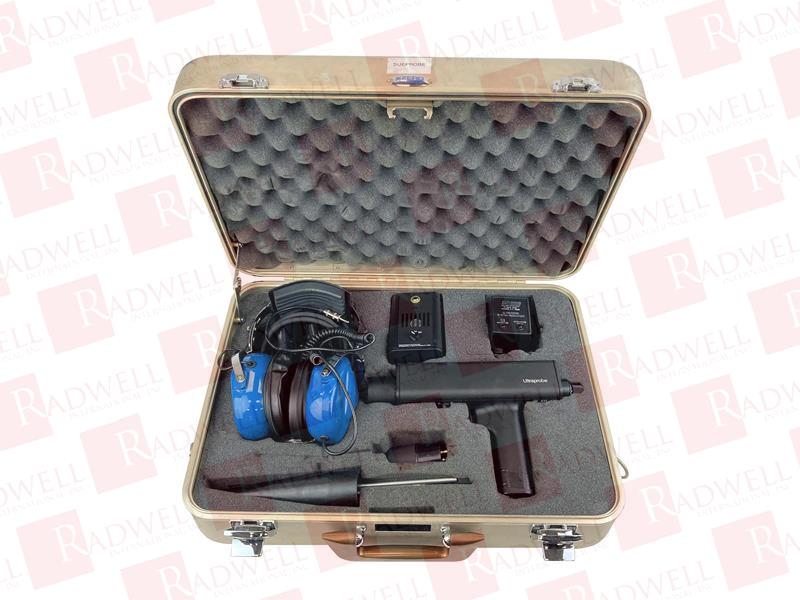 ULTRASONIC DETECTION SYSTEM KIT, INCLUDES: TRISONIC SCANNING MODULE, TONE GENERATOR, HEAD SET, BATTERY CHARGER, PISTOL HOUSING, CONTACT EXTENSION, RUBBER FOCUSING PROBE
