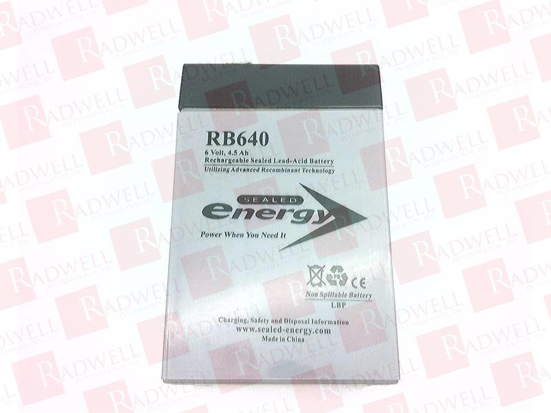 SEALED ENERGY RB640
