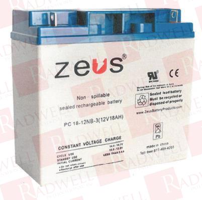 ZEUS BATTERY PRODUCTS PC18-12F2