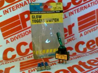 TOGGLE SWITCH ON/OFF 20AMP 12VDC GREEN GLOW