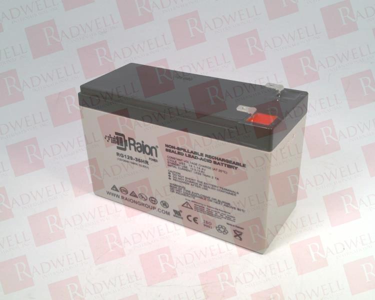  , RECHARGEABLE BATTERY, LEAD-ACID, 12 V, 36 W