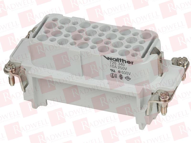 720340 Connector/Terminal/Pin by WALTHER ELECTRIC