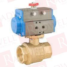 VALVE, B2F SERIES, BRASS, 2-WAY, FULL PORT, 1" NPT THREAD SIZE, DIRECT MOUNT, W/ ISO MOUNTING PAD
