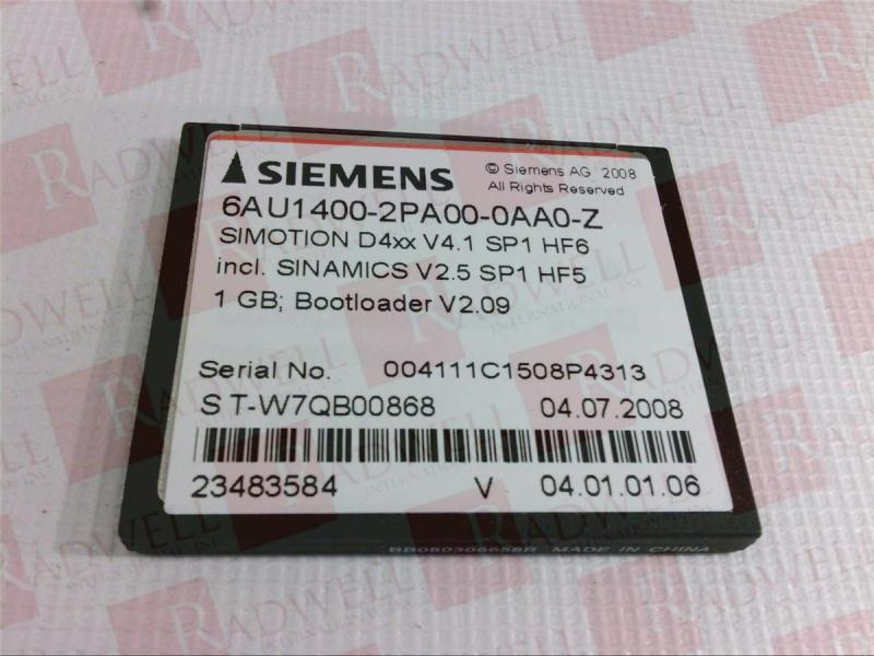 SIEMENS 6AU1400-2PA00-0AA0-Z