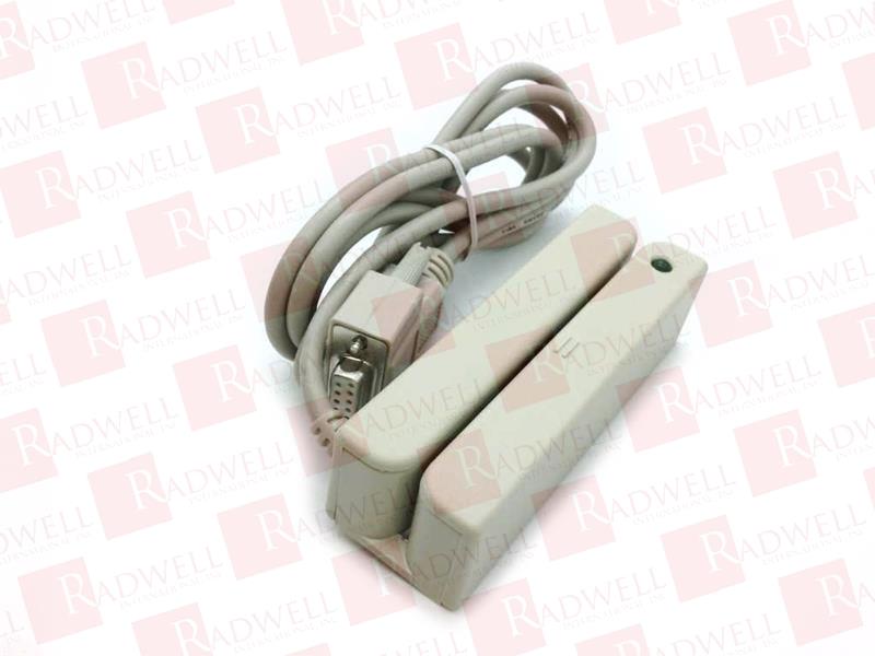 SERIAL PORT-POWERED UNIVERSAL MAGNETIC STRIP READER, BEIGE, 9 PIN PORT