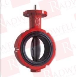  , BUTTERFLY VALVE, RESILENT, SEATED, SIZE 3IN ANSI 150 WAFER FLANGE, CLASS B, 165 PSI, VITON BACKED TEFLON SEAT, STAINLESS STEEL DISC, CAST IRON BODY, ACTUATOR/ B ...