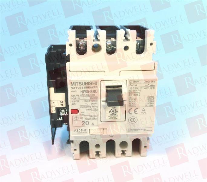 MITSUBISHI NF50-SRU-3P-20A-AX-1L-SLT