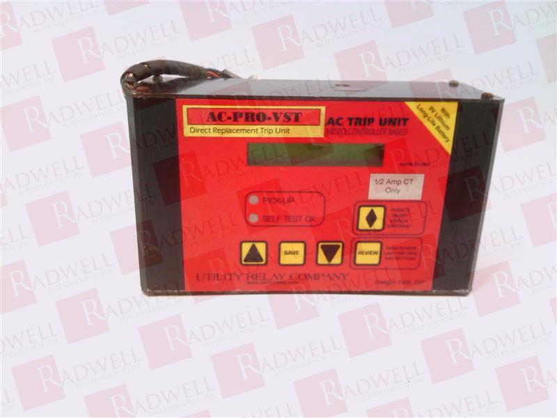 UTILITY RELAY COMPANY AC-PRO-VST