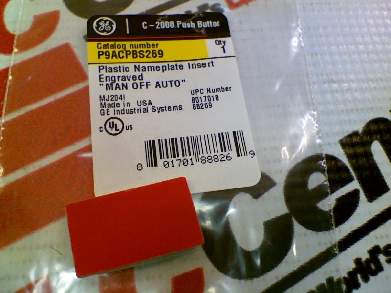 GENERAL ELECTRIC P9ACPBS269