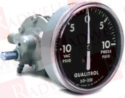 VALVE, PRESSURE VACUUM BLEEDER, 1/4 IN CONN SIZE, 14 NPT, CAST ZINC-AL - BODY MATERIAL, 3.5 IN DIAL DIAMETER, 3-12 PSIG ADJ - PRESSURE RANGE, -3 TO -12 PSIG ADJ - VACUUM RANGE, TOP/BOTTOM/SI ...