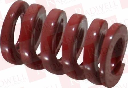 SPRING, 3/4 IN HOLE DIAM, 3/8 IN ROD DIAM, 1-1/4 IN FREE LENGTH, RED DIE SPRING