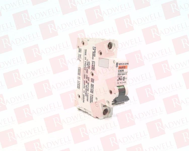 SCHNEIDER ELECTRIC C60N-1P-20A-C