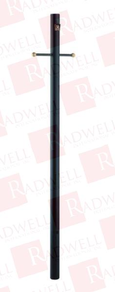 84" HEIGHT CAST ALUMINUM POST WITH PHOTOCELL AND CROSSARM