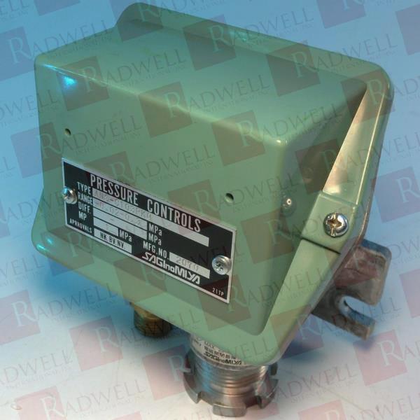  , PRESSURE SWITCH, RANGE: -0.2/3 BAR, 10 BAR MAX PRESSURE, 5 AMP, 250 VAC
