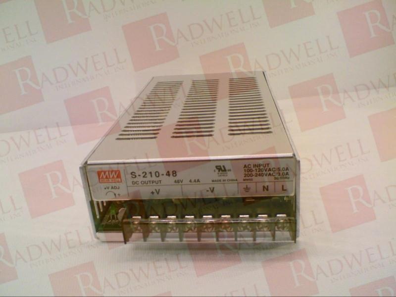 MEAN WELL S-210-48
