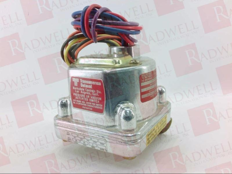  , PRESSURE SWITCH, .4-18/60PSI, 10/3AMP, 125/250/480V