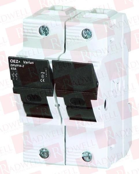 FUSE SWITCH-DISCONNECTOR, FOR CYLINDRICAL FUSE-LINKS, LE 63A, UE AV 690/VDC 400V, 14X51, 2-POLE, WITHOUT SIGNALING