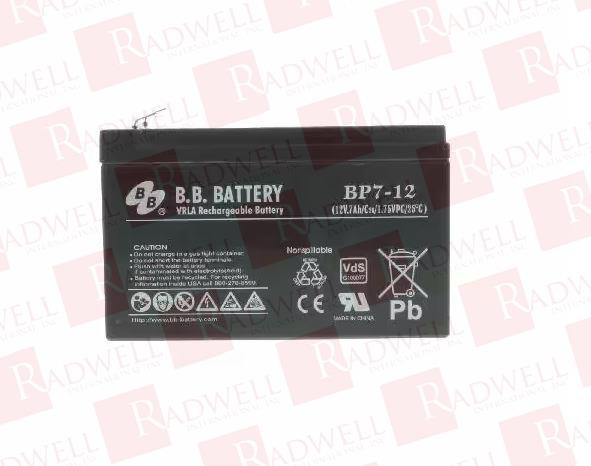 BB BATTERY BP7-12-T2