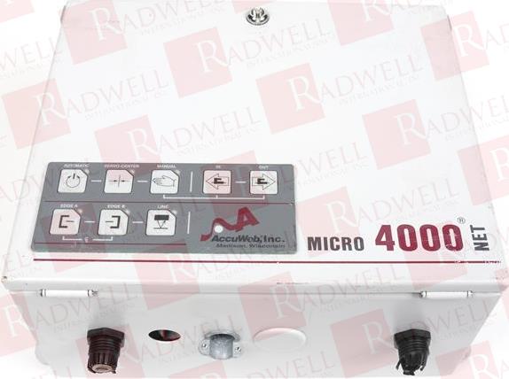 MICRO 4000NET, 90-132 VAC OR 180-264 VAC, 50/60 HZ, 1-PHASE, EDGE A SELECT, EDGE B SELECT, CENTERLINE SELECT, ACTUATOR RETRACT, ACTUATOR EXTEND, AUTOMATIC MODE, SERVO-CENTER MODE, MANUAL MOD ...