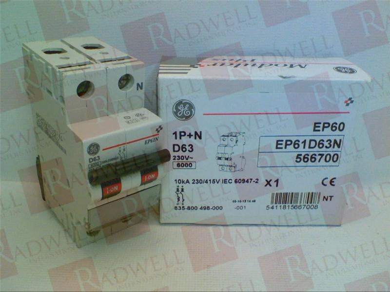 GENERAL ELECTRIC EP61D63N