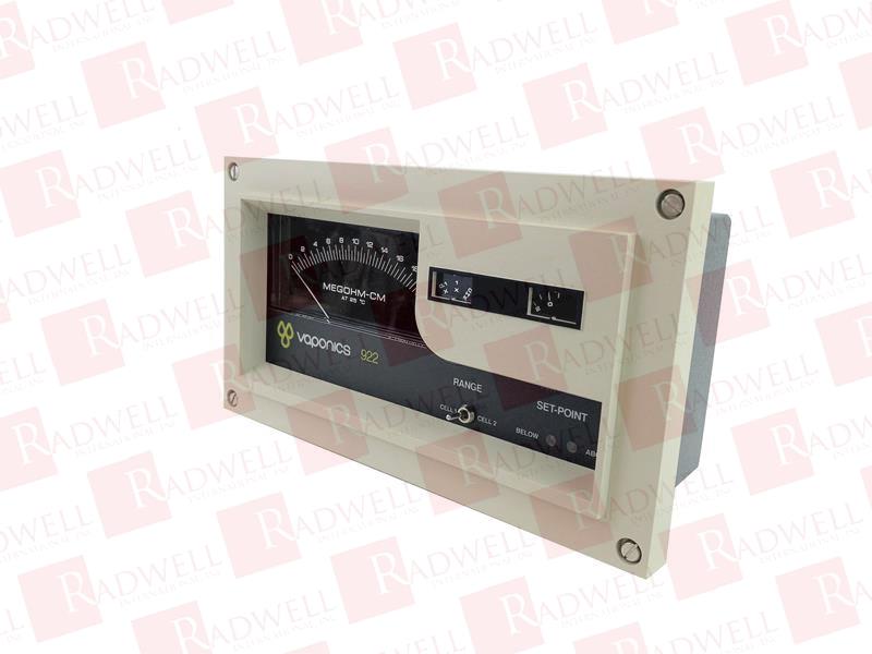  , RESISTIVITY METER, 0-20MEGOHM-CM, 105-130VAC, 47-63HZ, 3AMP, 5WATT, 5MA, MODEL 922