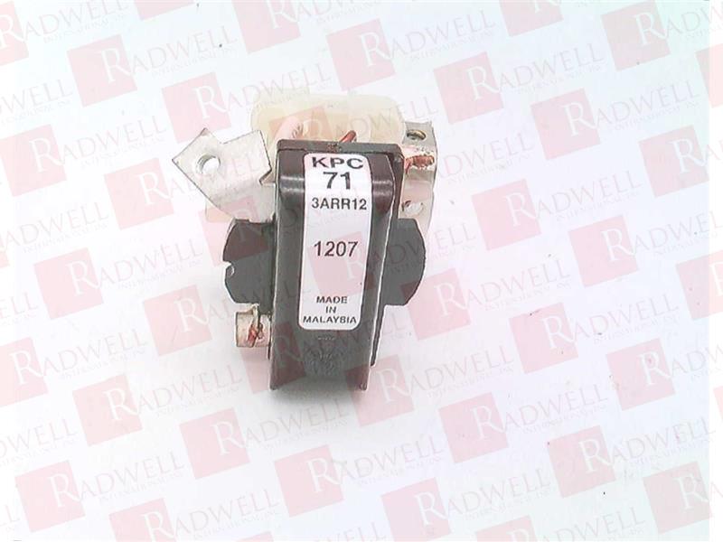 GENERAL ELECTRIC 3ARR12-KPC-71