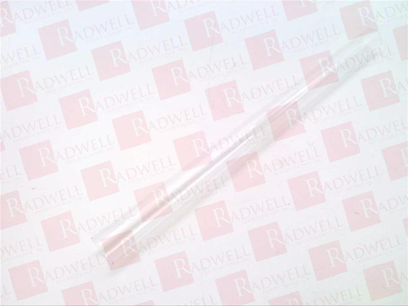 CLEAR PLASTIC TUBES, 3/4 X 12" , USE WITH END CAPS S-11365