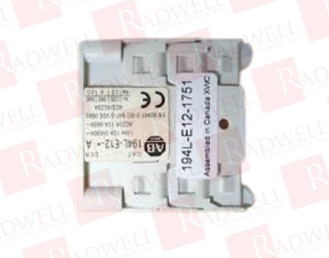 ALLEN BRADLEY 194L-E12-1751