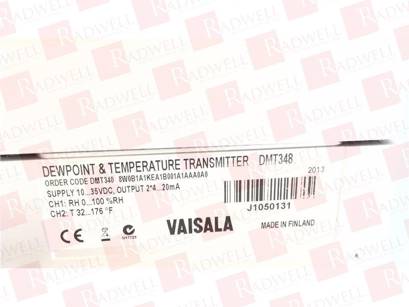 VAISALA SENSOR SYS DMT3408W0B1A1KEA1B001A1AAA0A