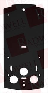 INTERCOM BACK PLATE, FOR SURFACE MOUNTING, DESIGNED FOR IP BASE, BLACK